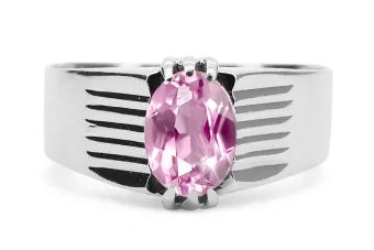 Ring Vintage craft Amethyst Sterling silver 925 vrc007s